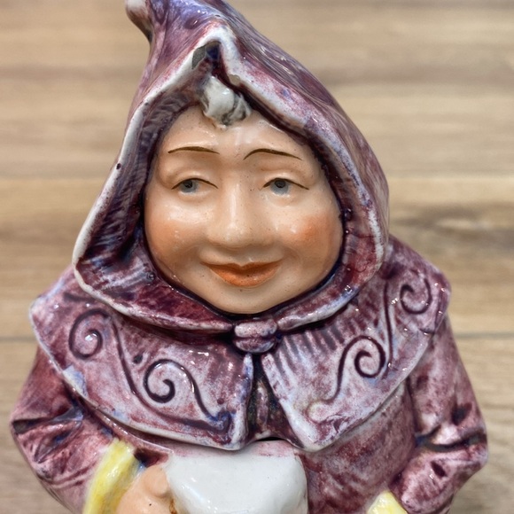 Antique Majolica Monk Tabacco Jar Humidor - Picture 2 of 13